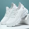 Women's Shoes Sneakers Autumn Shoes Flying Woven Breathable Running Shoes Soft Sole Comfortable Casual Shoes Lace-up Mesh Shoes