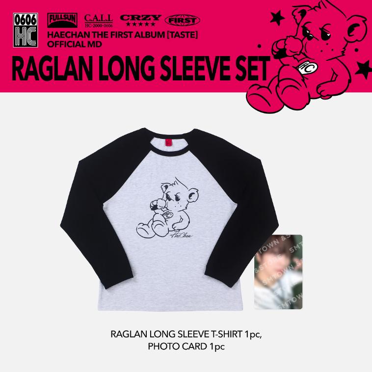 Pre-order HAECHAN The First Album TASTE Raglan Love Sleeve Set