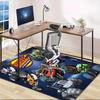 1pc Blaze and the Monster Machines (3) Design Area Rug - Non-Slip, Soft & Cozy Floor Mat for Living Room, Bedroom, Office - Indoor/Outdoor Decorative 