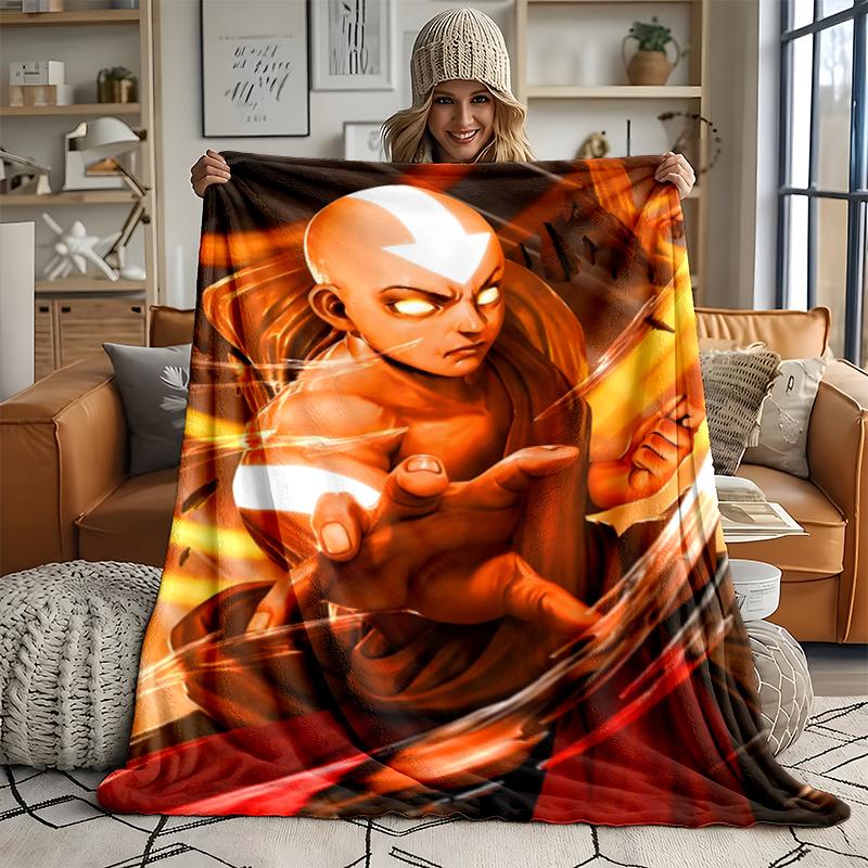 Avatar Der Letzte Airbender Ultra Weiche Flanell-Kuscheldecke Warme Gemütliche Decke für Bett Sofa oder Outdoor bestes Geschenk