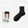 Men's Autumn Thick Cotton Sports Running Antibacterial Deodorant Honeycomb Breathable Tube Socks