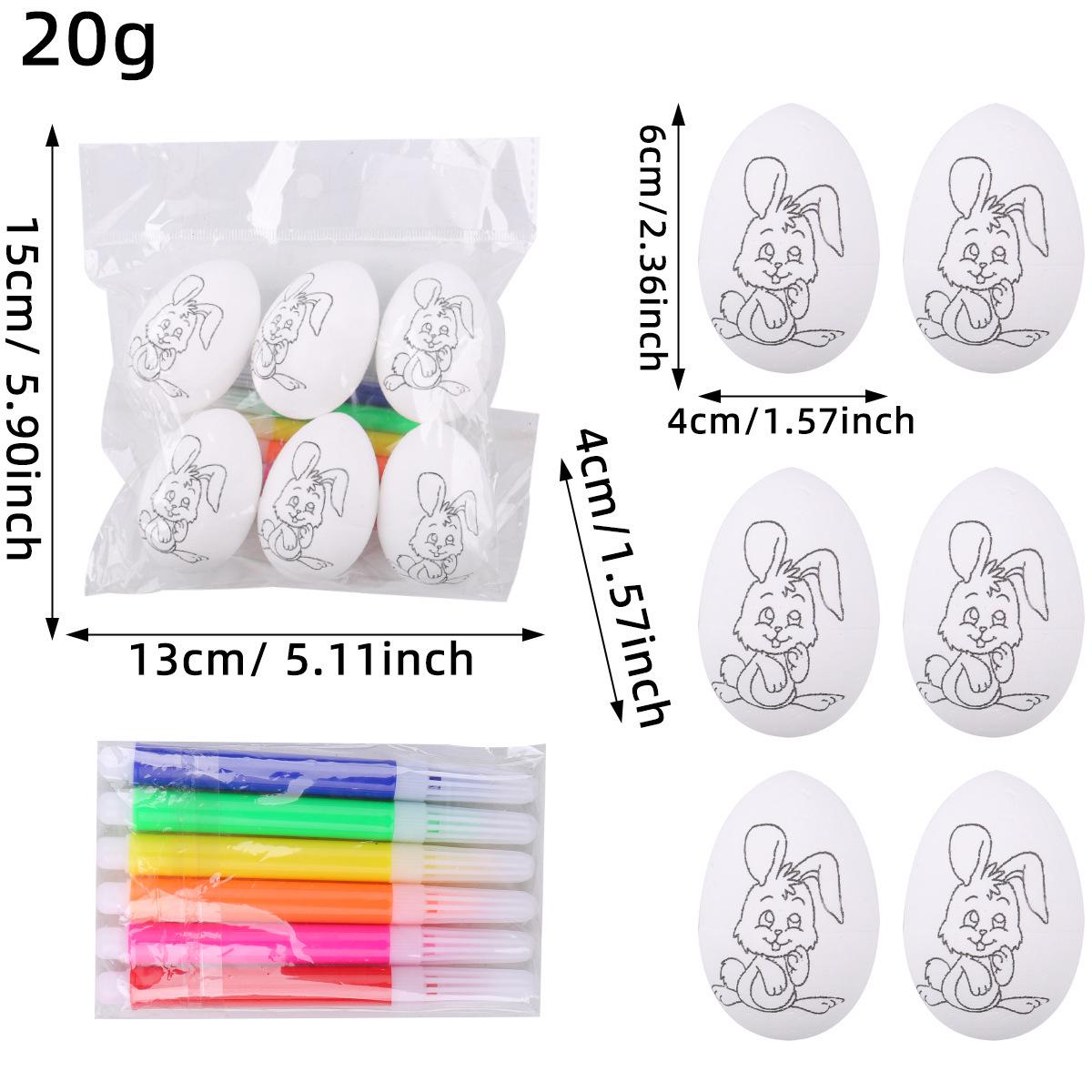 Colorful Easter Egg Decoration Kit for Kids: DIY Painting & Craft Supplies