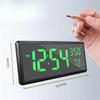 Creative Large Screen Clock Living Room Wall Clock Electronic Clock Home Temperature and Humidity Clock Simple Alarm Clock 3808L