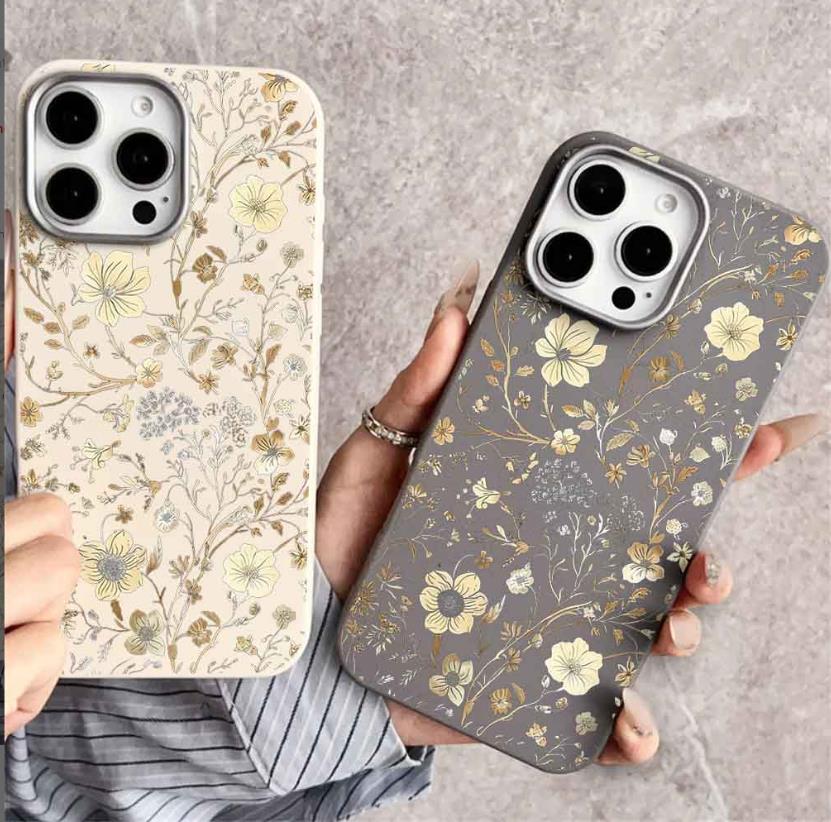 Printed Patterned Floral Phone Cover Case Covers Silicone TPU For Iphone Shockproof Resistant Phone Cover Cell Phone Case