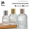 Bayonet Threaded Pineapple Perfume Bottle with Hedgehog Lid - Available in 30ml, 50ml, and 100ml Sizes