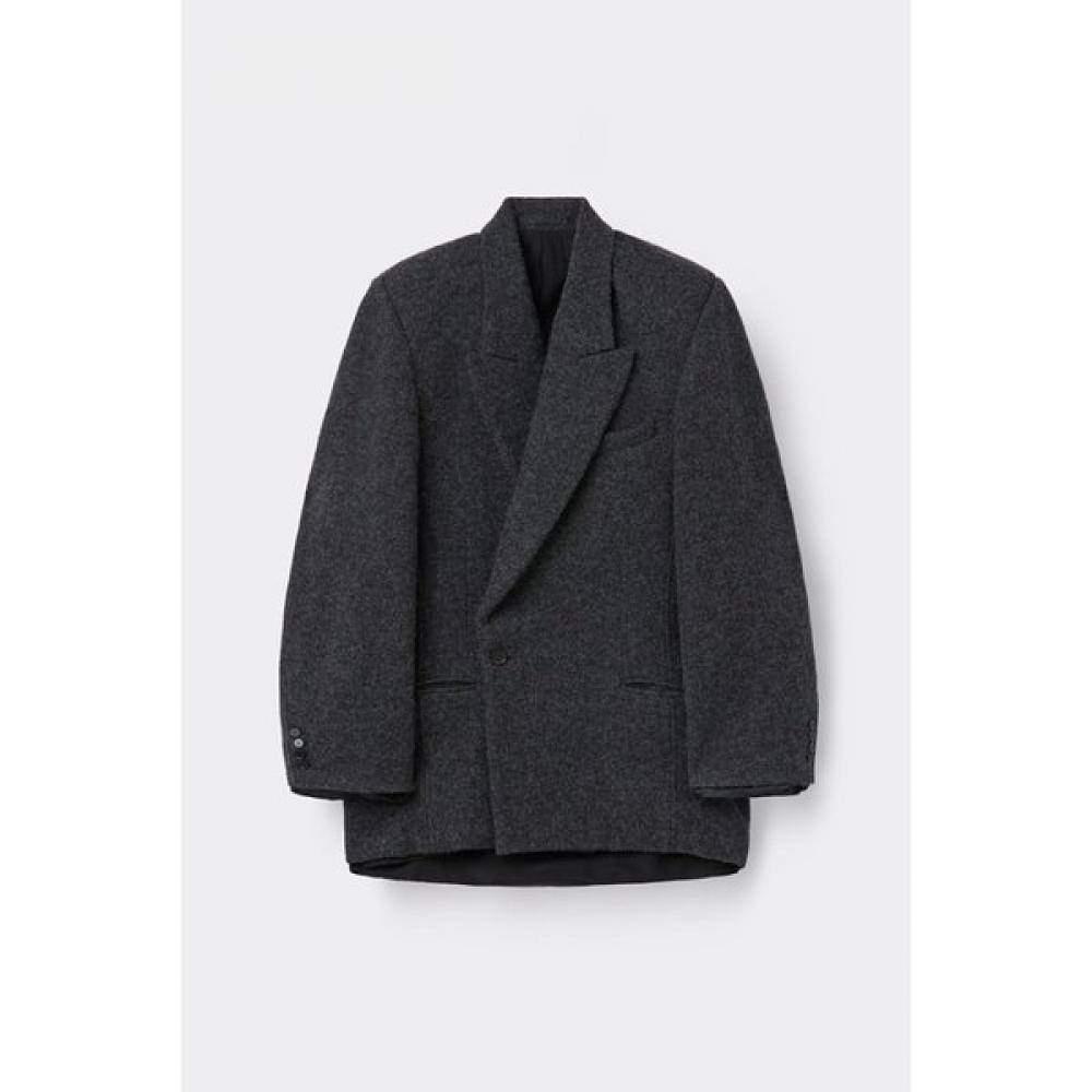 Customellow Wool Falling Back Jacket Grey Cwjaw25991gyx