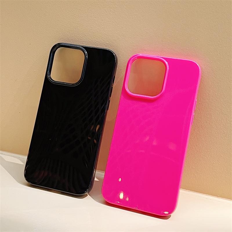 Soft Silicone Glossy Shockproof Phone Case For For Iphone 17 Air 16 15 14 13 12 11 Pro Max XR XS X 7 8 Plus Plain Bumper Back Cover