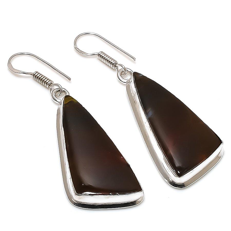 

Bloodstone Gemstone Handmade Ethnic Jewelry Earring 2.05 SR-1310