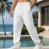 Men's Relaxed Straight-Leg Jacquard Small Check Casual Slim-Fit Commuter Trousers