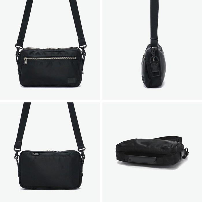 Porter Lift Horizontal Shoulder Bag S (Black) W245/H145/D45mm