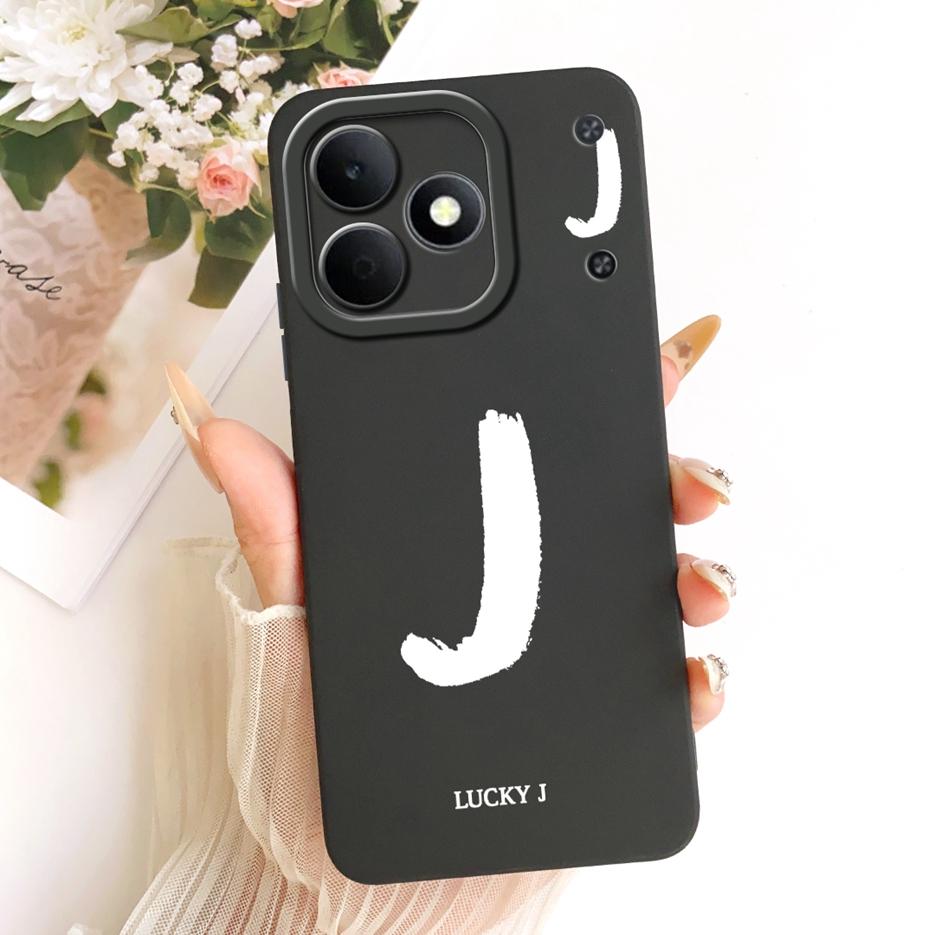 For Realme Note 80 Case RMX5388 Cute Lucky Letters Cover Shockproof Soft TPU Phone Case For Realme Note80 Note 80 4G Fundas Bags