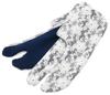 SOUBIEN Lace and Stretch Tabi Made In Navy Women's Socks, Japan, (sbn-tab10021)
