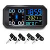 TPMS Solar Digital Tlak v pneumatikách Hodiny zóny teploty v pneumatikách Interní a externí senzory Volitelný měřič tlaku v pneumatikách Životnost 2-5 let