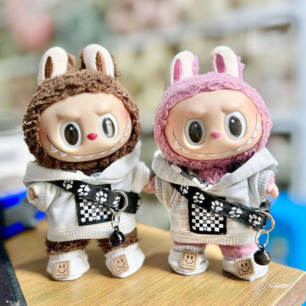 For Labubu Doll Clothes Fashion Clothes Doll Clothes Hoodies Dolls Accessories Cute Decoration Little Cloths
