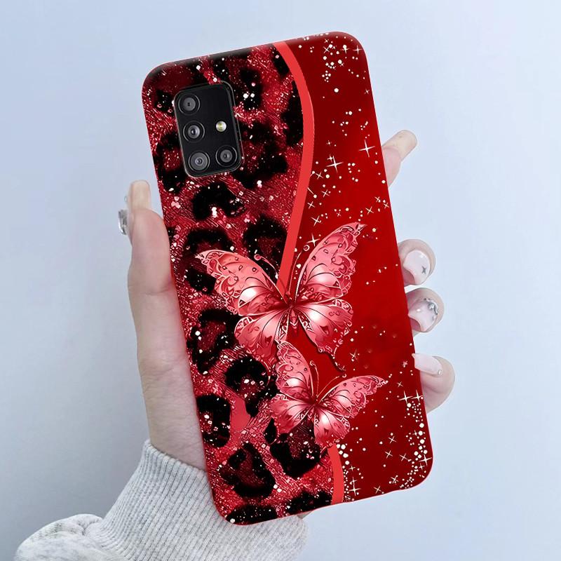 For Samsung Galaxy A51 A71 5G Phone Case Butterfly Girl Soft Silicone TPU Back Housing SM-A516B A516N A516V A716V A716U Covers