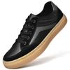 Zapatos de Hombre Zapatos Marea de Primavera Cuero Genuino Zapatos de Moda Nuevos Zapatos de Cuero de Hombre Moda Suela Plana Zapatillas Casuales