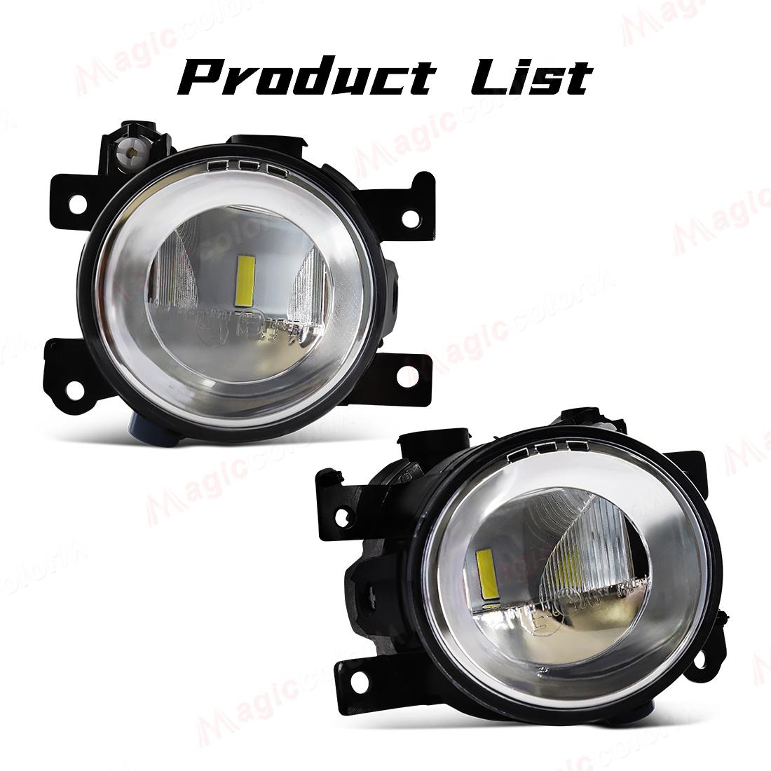 For Infiniti Q50 QX50 Q60 QX60 Q70 Q70L QX80 LED Fog Lamps Front Bumper Daylights Foglights