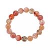 New Chinese-style crystal firework super seven bracelet for women, niche high-end colorful crystal red agate bracelet, gift for girls