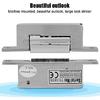 12V Adjustable Narrow-Type Electric Strike Door Lock Double Unlock Mode Access Control Lock Intelligent Cathode Lock Safety Intelligent Lock NO Fail