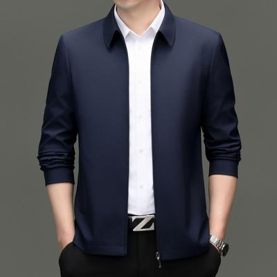 Men's 2025 Autumn/Winter Executive Jacket: Non-Iron, Wrinkle-Resistant Business Casual Outerwear