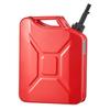 Metal Fuel Container, 20 L, Fuel Jerry Can with Spout and Comfort Handle, 6 L/min Max Flow Rate, Leakproof & Corrosion-resistant Metal Gas Tank Most