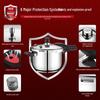 HOCUF 304 Stainless Steel Explosion-Proof Pressure Cooker