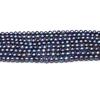 1String, Black Natural Freshwater Pearls, Handmade Near Round Pearl Beads for Jewelry Making DIY Necklaces, Bracelets Craft (Beads 8-9mm, Length 36cm)
