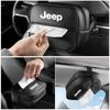 For Jeep PU Leather Car Tissue Box Armrest Paper Towel Storage Bag For Jeep Grand Cherokee Wrangler JK Gladiator Compass Rene