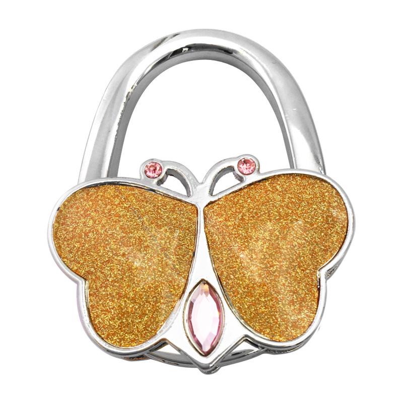 Bärbar Fjäril- Rosett Bordsväska Krok Mode Multifunktionell Vikbar Damväska Spänne Handväska Krok För Väskupphängning