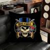 Band GGuns N Roses Pillow Case Antidustmite Pillowcase Invisible zipper silky short plush Sofa cushion cover