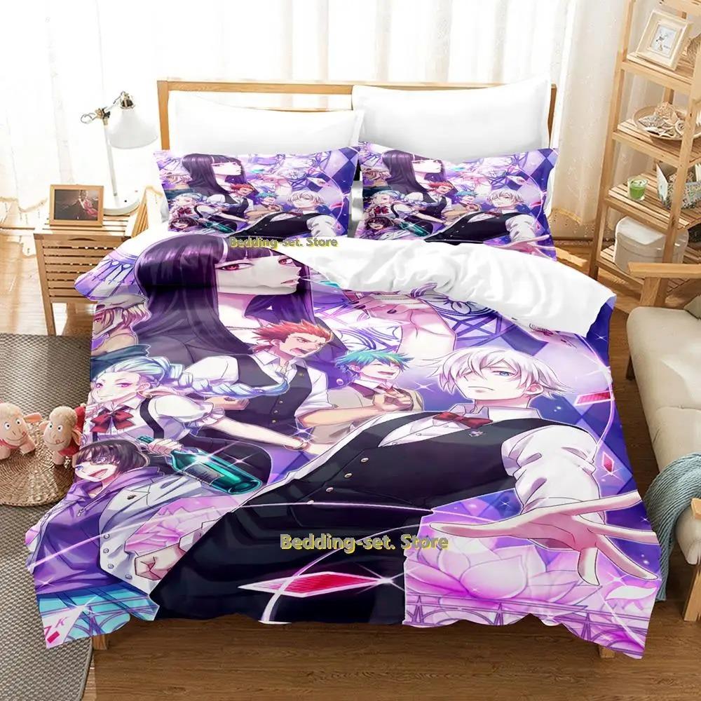 Comfortable SkinFriendly Single Twin Full Queen King Death Parade Size Bed Adult Kid Bedroom Duvetcover Sets Anime parure de lit Quilt