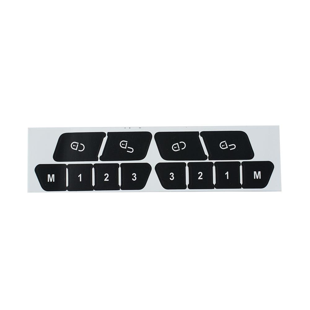 Button Repair Decals Car Stickers Door Steering A/C Sticker For Mercedes 2007-14