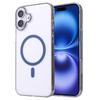 For iPhone 16 Plus Magnetic Case Compatible with MagSafe 1.0mm Ultra Thin PC Back Cover