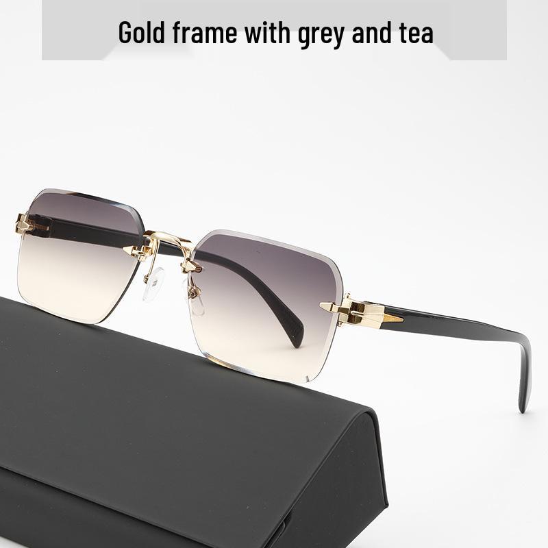Trendy Frameless Fashion Sunglasses for Men & Women - European & American Style