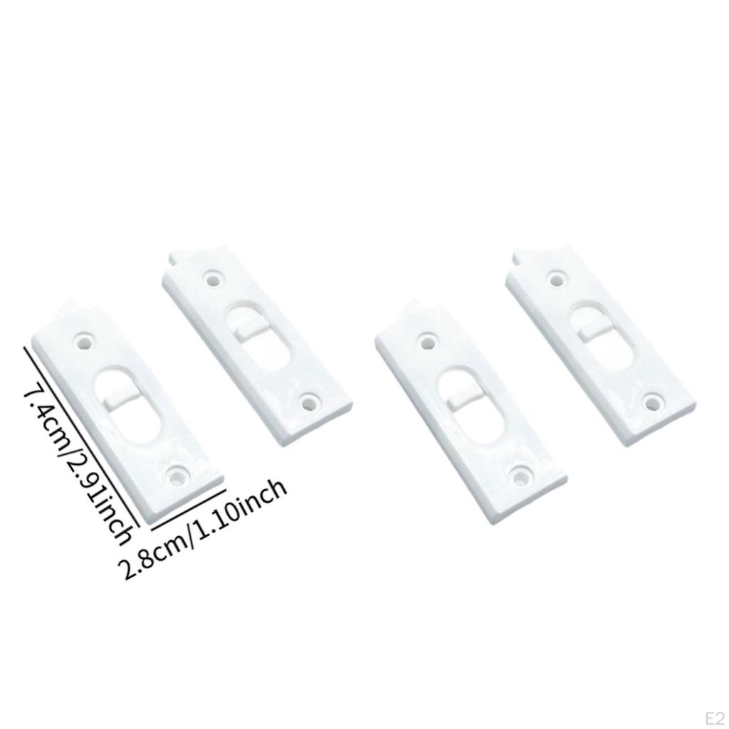 4 Easy-Install Reversible Tilt Latches for Home