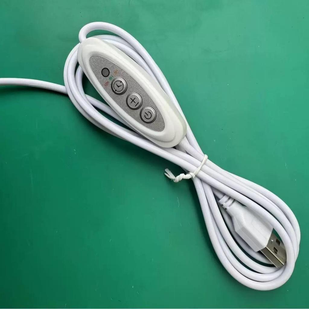 USB Timer Dimming Desk Lamp with RGB LED Ambient Light Switch