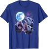 Three Opossums howling at the Moon Funny Pet Possum Shirt TShirt