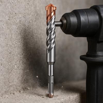 New Cross Tips SDS Plus Drill Bits 6/8/10/12mm 150mm Hammer Drill Bit Impact Drills Rotary Carbide Tipped Drill Masonry