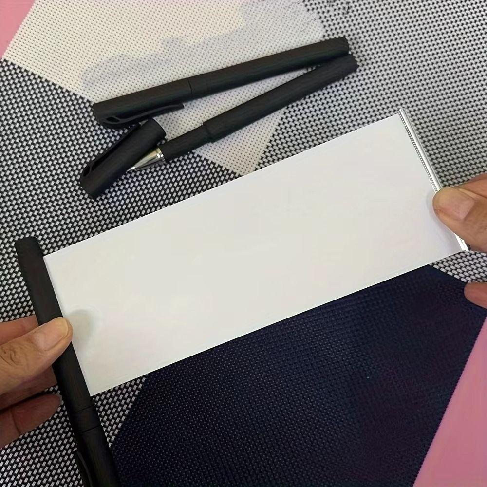 Prüfungen und Notizen Einziehbarer Unsichtbarer Stift Geheime Informationen Pädagogischer Zieh-Papier-Stift Neutraler Stift Schwarzer Notizpapier-Stift