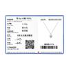 MODIAN 925 Silver Delicate Sweet Heart Zirconia Wedding Link Chain Pendant Necklace For Women Daily Fine Jewelry