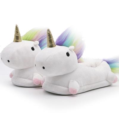 Einhorn Hausschuhe Mädchen Party Home Schuhe Rinbow Pferd Bequeme Schuhe