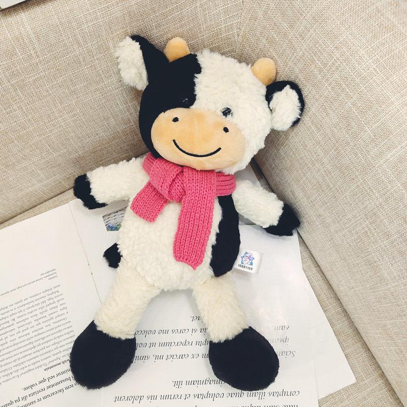 30CM New Cute Animal Cartoon Cows Stuffed Plush Toy Kawaii Cattle Comfortable Soft Toy Children Birthday Present Plush/Nano Doll