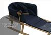 Wooden Sled With Backrest And Mattress For Children, Traditional, Solid Pl
