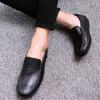 New Men's Casual Shoes, Leather Shoes, Large Size Soft-soled Lazy Doudou Shoes