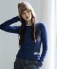 COMONINOZ W Layered T-Shirt [Navy]