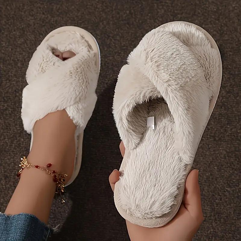 Women's Autumn & Winter Home Interior Slippers - Soft and Comfortable Plush Casual Shoes Comfortable and Breathable Everyday Couple Shoes