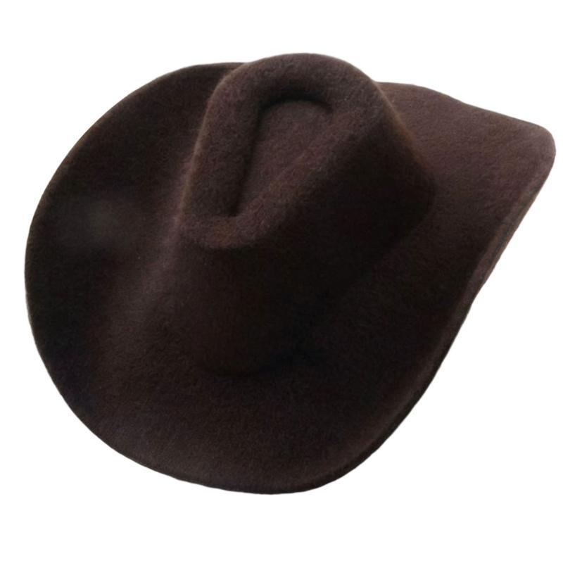 Крошечные украшения в виде ковбойской шляпы, миниатюрное украшение в виде шляпы в западном стиле для рукоделия, украшения одежды, швейные аксессуары