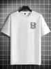 Print Men'S Pure Retro T-Shirt Fashion Comfortable Print Casual T-Shirt Vintage Cool Casual Tee Tops for Men
