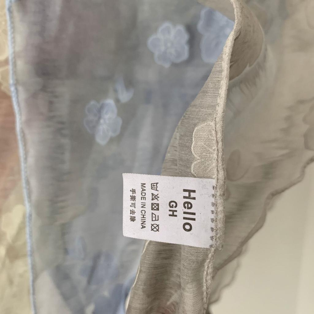 Korean Ins Girly Feeling Fresh Small Flower Printing Triangle Scarf Silk Headscarf Waist Seal Spring and Autumn Fashion Trend