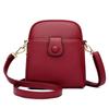 New Retro PU Soft Leather Vertical Women's Crossbody Bag Solid Color Luxury Personalized Designer Shoulder Strap Phone Bag Sac